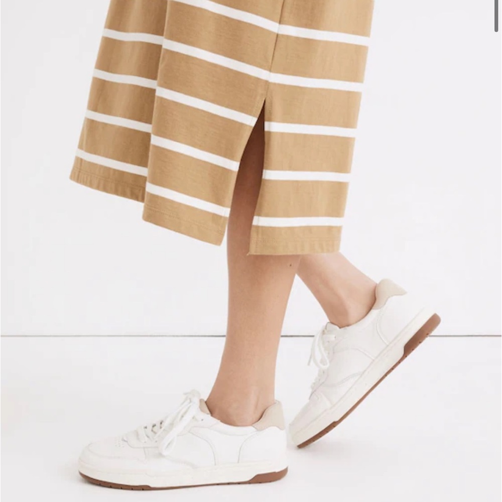 Madewell Court Sneakers in white leather